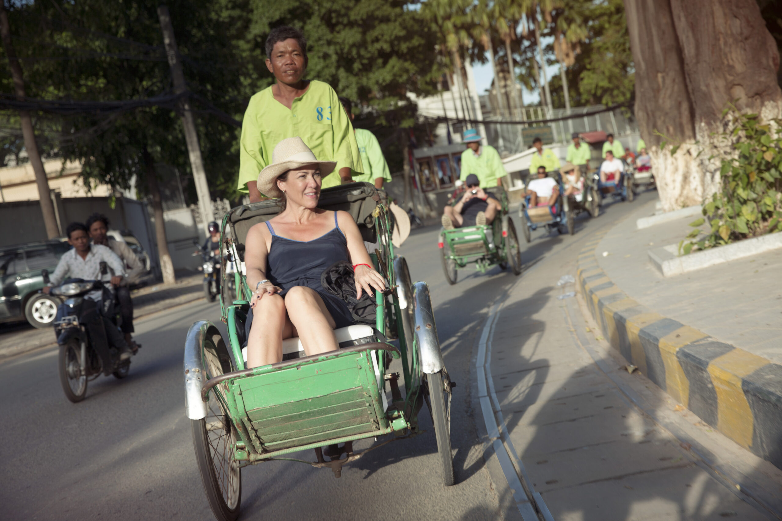 Cambodia Phnom Penh Cyclo Tour Travellers