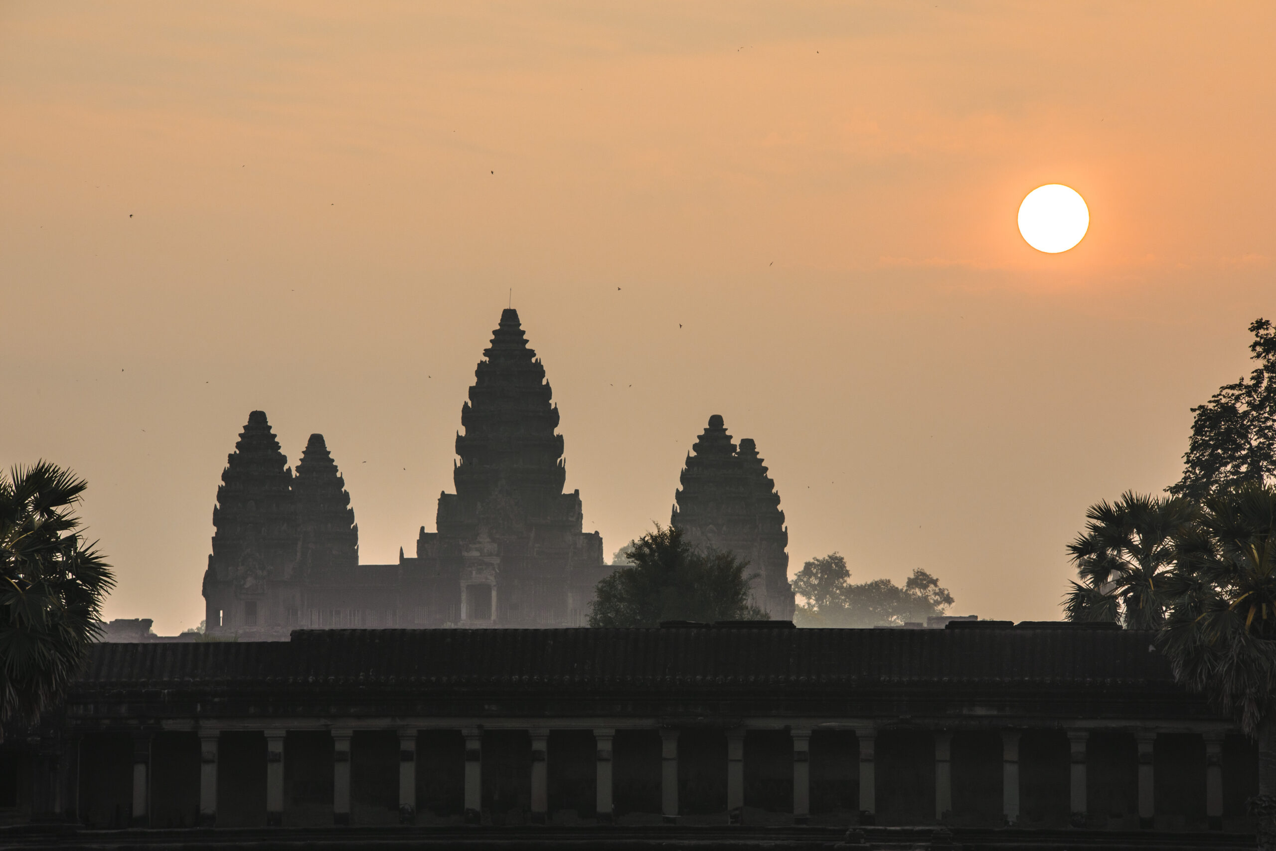 Cambodia Siem Reap Angkor Wat Temple Sunrise